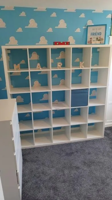Assembled KALLAX shelving unit — Screw It! furniture assembly